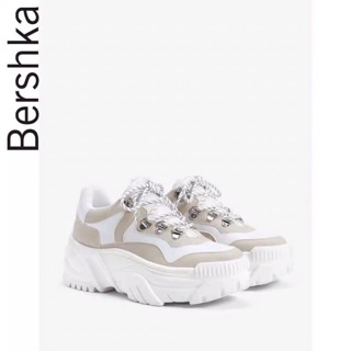 Bsk - Giầy Bershka Bsk sọc nude