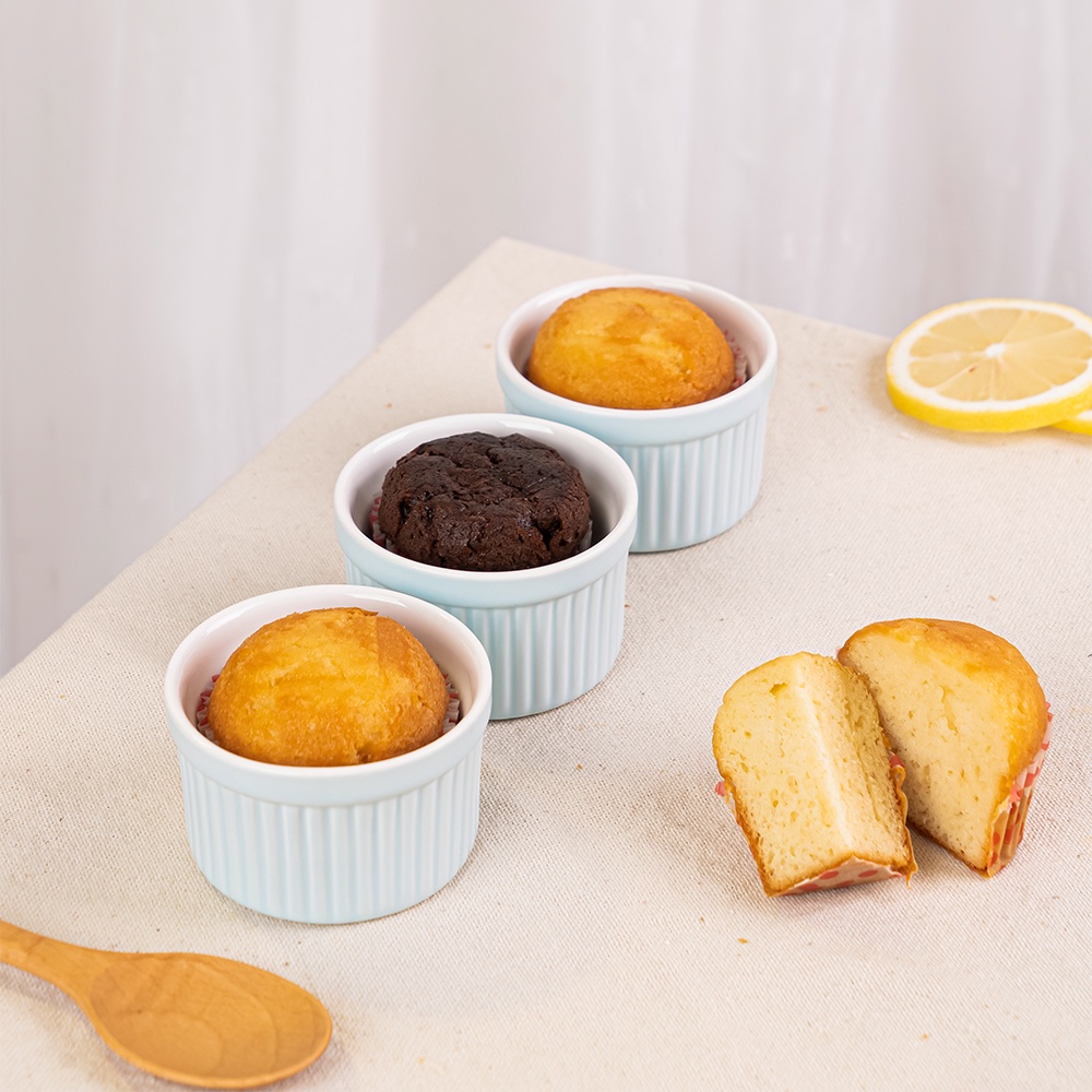 Bát Ăn Dặm Cho Bé Ramenkin, Cốc Nướng Bánh, Đựng Nước Sốt, Chén Caramel Gốm Sứ Chịu Nhiệt