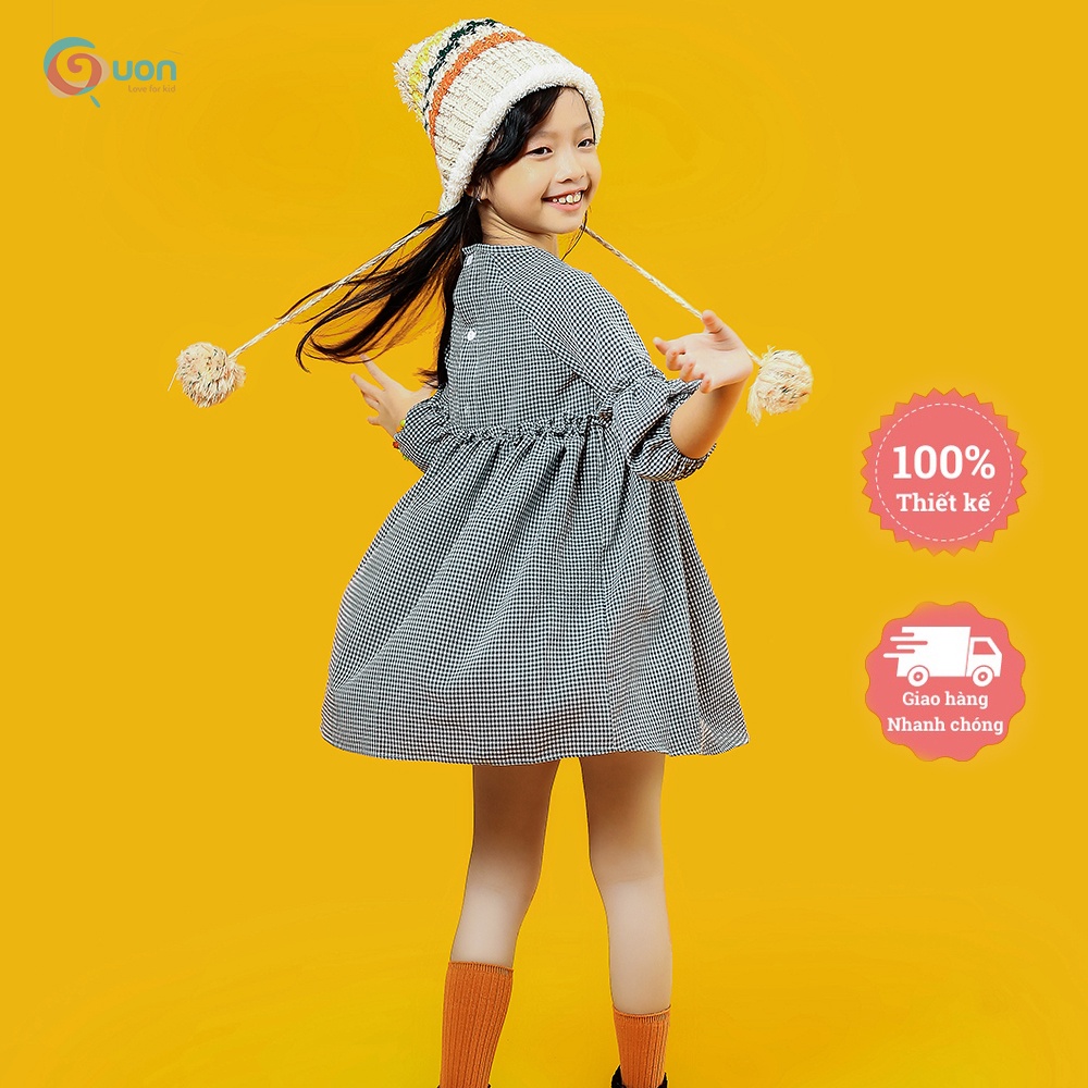 Váy bé gái từ 6 - 36kg vải cotton thoáng mát Thiên Di - GUON