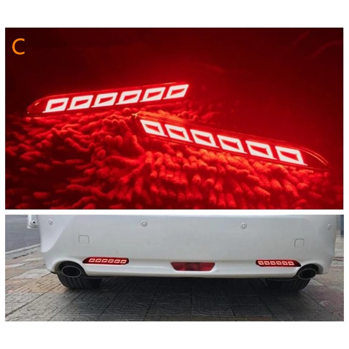 Innova Toyota camry from cũ Led cản sau led gầm sau xi nhan chảy Audi Demi stop.