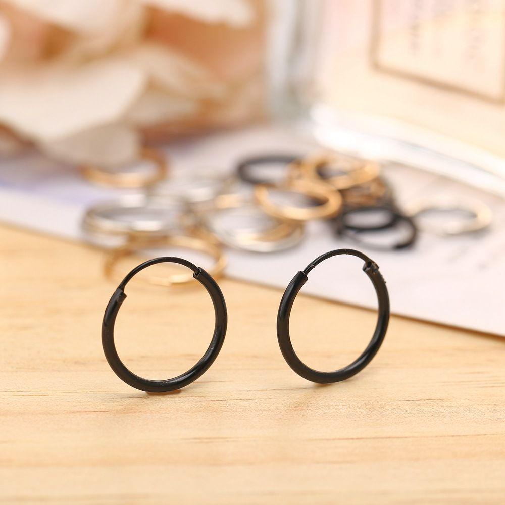 LUOL Khuyên Xỏ Sụn Tai Màu Sắc Cá Tính Cho Nam Và Nữ