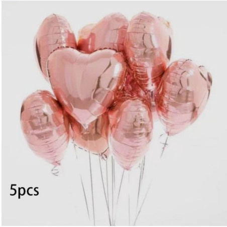 Bong bóng lá nhôm hình gấu/ trái tim/ chữ LOVE 3D 18 inch nhiều màu sắc tùy chọn dành cho trang trí đám cưới sinh nhật