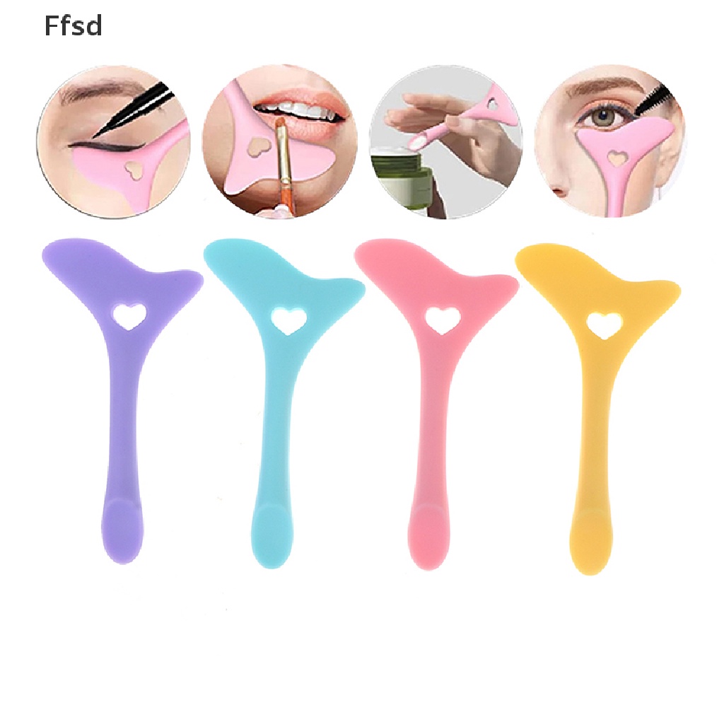 {Ffsd} Khuôn Kẻ Mắt / Phấn Mắt Trang Điểm Làm Đẹp Mẫu Marscara Hình Đôi Cánh Bán Chạy