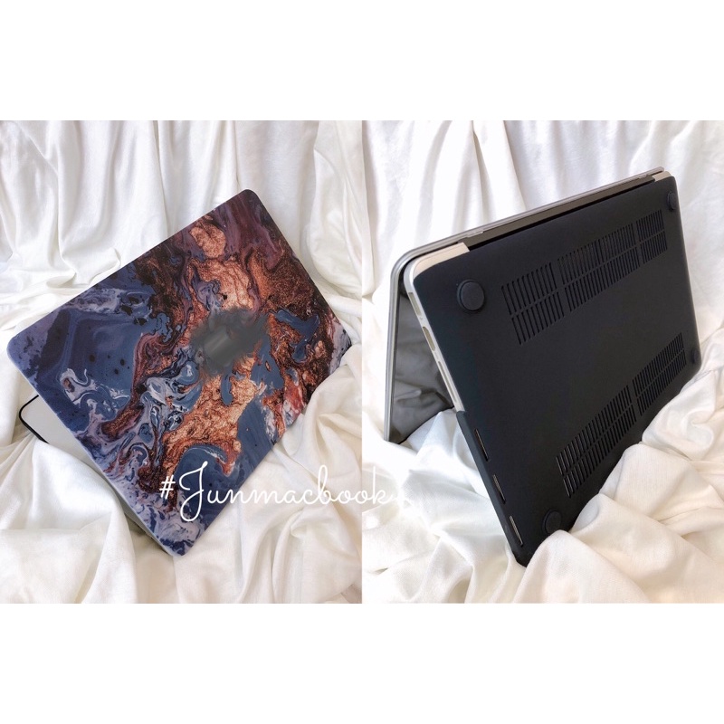 Ốp máy tính khoét táo chất nhựa dẻo, lì, bảo vệ máy