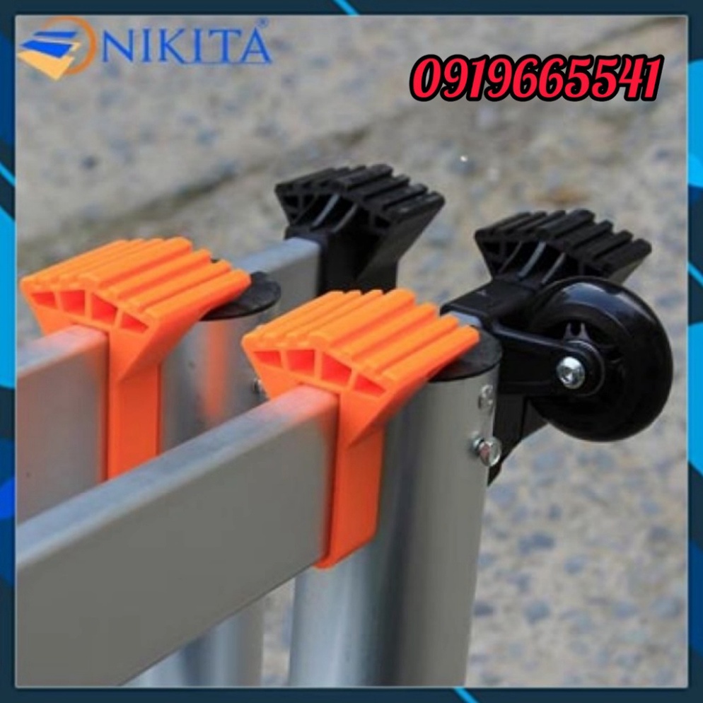 THANG NHÔM RÚT XẾP ĐÔI CHÍNH HÃNG NIKITA AI32,AI38,AI44,AI50,AI56,AI64,AI72,AI80