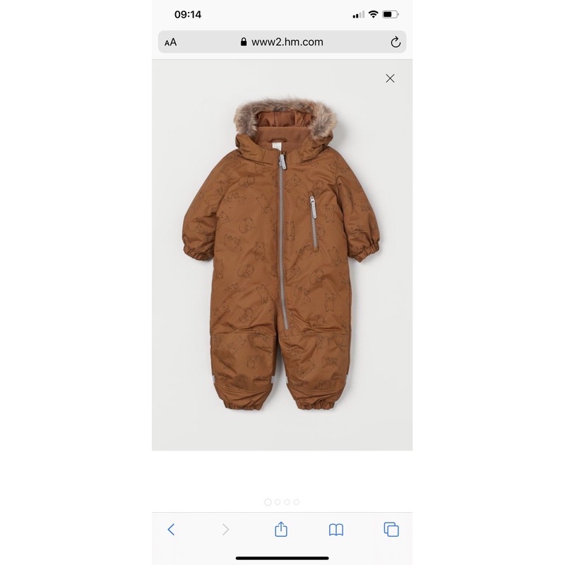 Set Body ấm HM UK bé trai