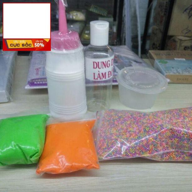 Bộ kit làm slime cơ bản siêu rẻ