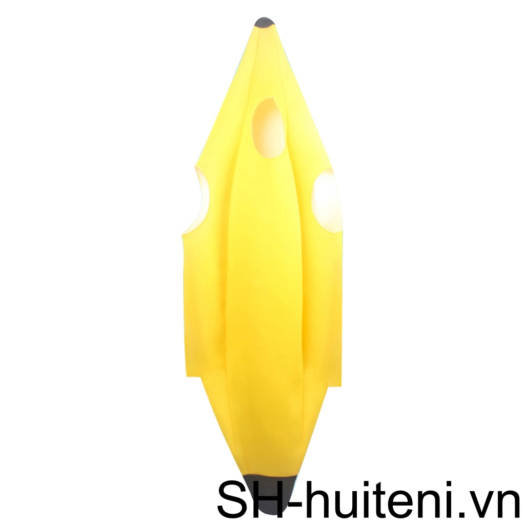 Bộ Đồ Hóa Trang Halloween Hình Quả Chuối Màu Sắc Trơn Dành Cho Nam Và Nữ