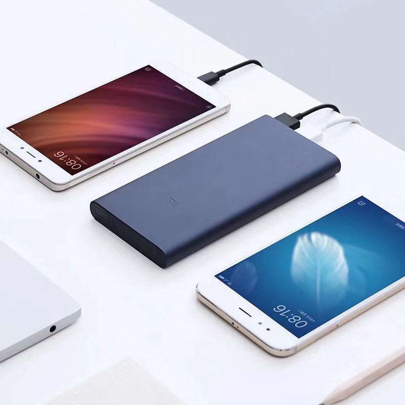 Sạc dự phòng Xiaomi Gen3 10000mAh/20000mAh vào-ra 2 cổng, Hỗ trợ sạc nhanh QC 3.0 18W