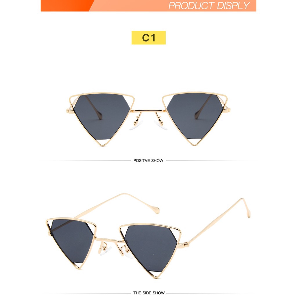 Kính Mát Gọng Kim Loại Màu Sắc Ngọt Ngào Phong Cách Ulzzang Hàn Quốc