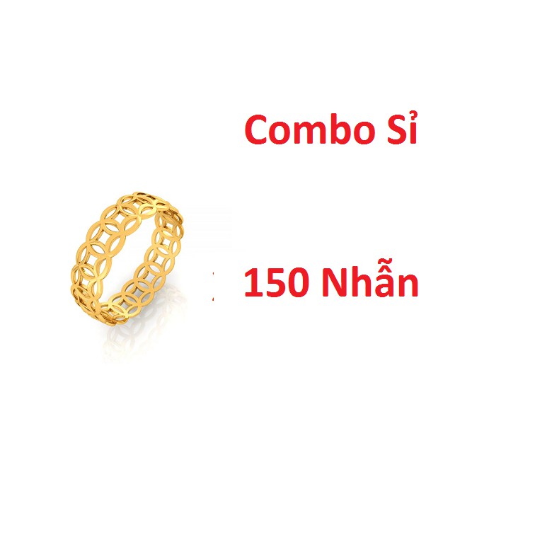 Combo 150 Nhẫn Kim Tiền