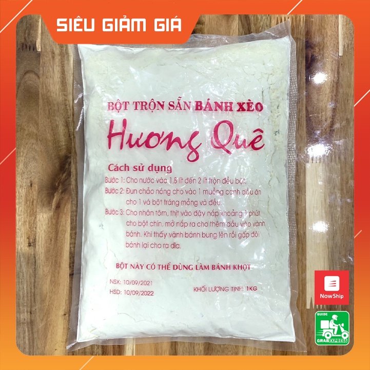Bột bánh xèo trộn sẵn Hương Quê