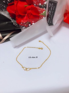 Lắc chân vàng tây
