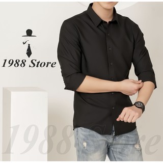 Áo sơ mi nam dài tay SD-08 (Màu đen)