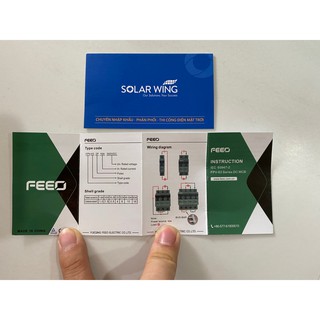 Cầu dao điện một chiều CB DC FEEO 2P 800VDC