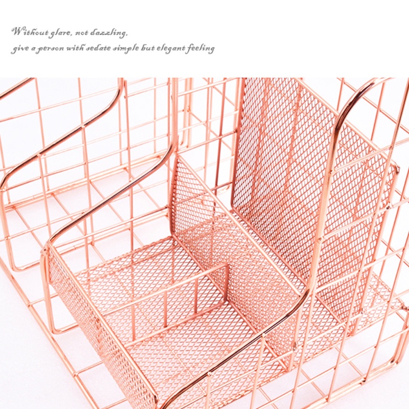 Giá Đựng Tài Liệu Để Bàn Màu Vàng Hồng Sang Trọng