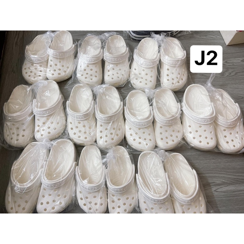Dép crocs trơn xuất dư xịn