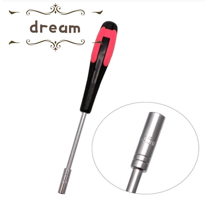 【DREAMLIFE】Hex Screwdriver Nut Key Hex Metal&amp;Plastic 165mm 1Pc Magnetic Bit Driver