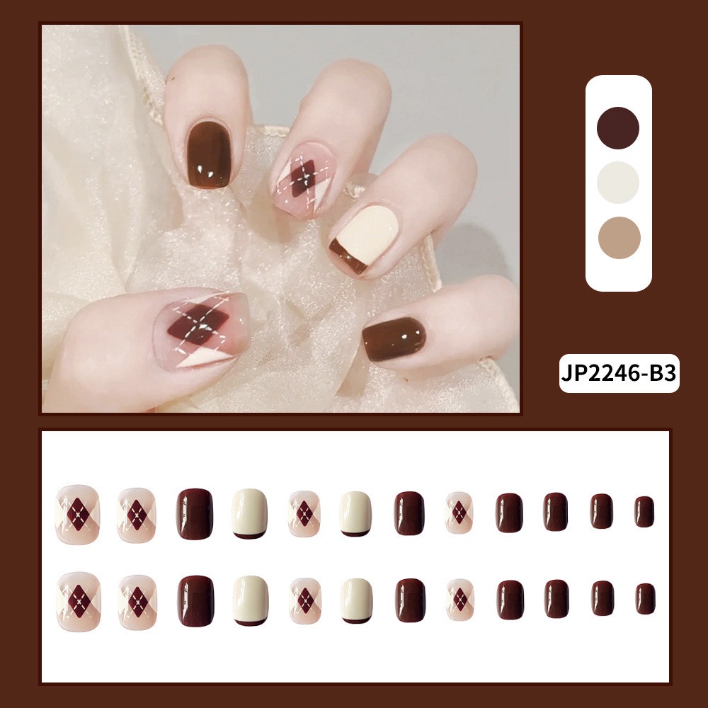 Set 24 Móng Tay Giả Thời Trang Cho Nữ