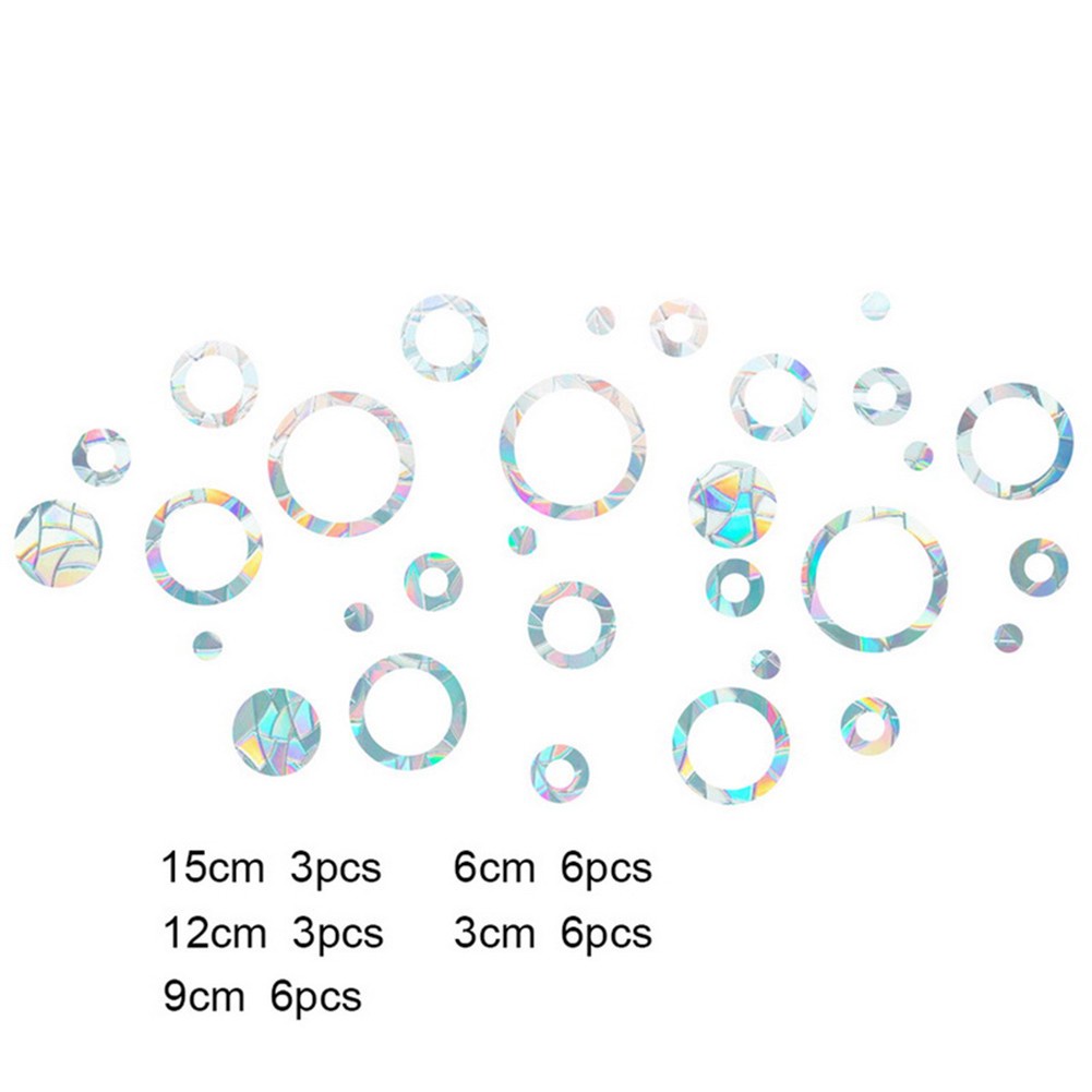 SUNAGE- ~Mirror Sticker Bedroom Decor Decals US Sun Catcher Wall Stickers Rainbow-Window【SUNAGE-HOT Fashion】