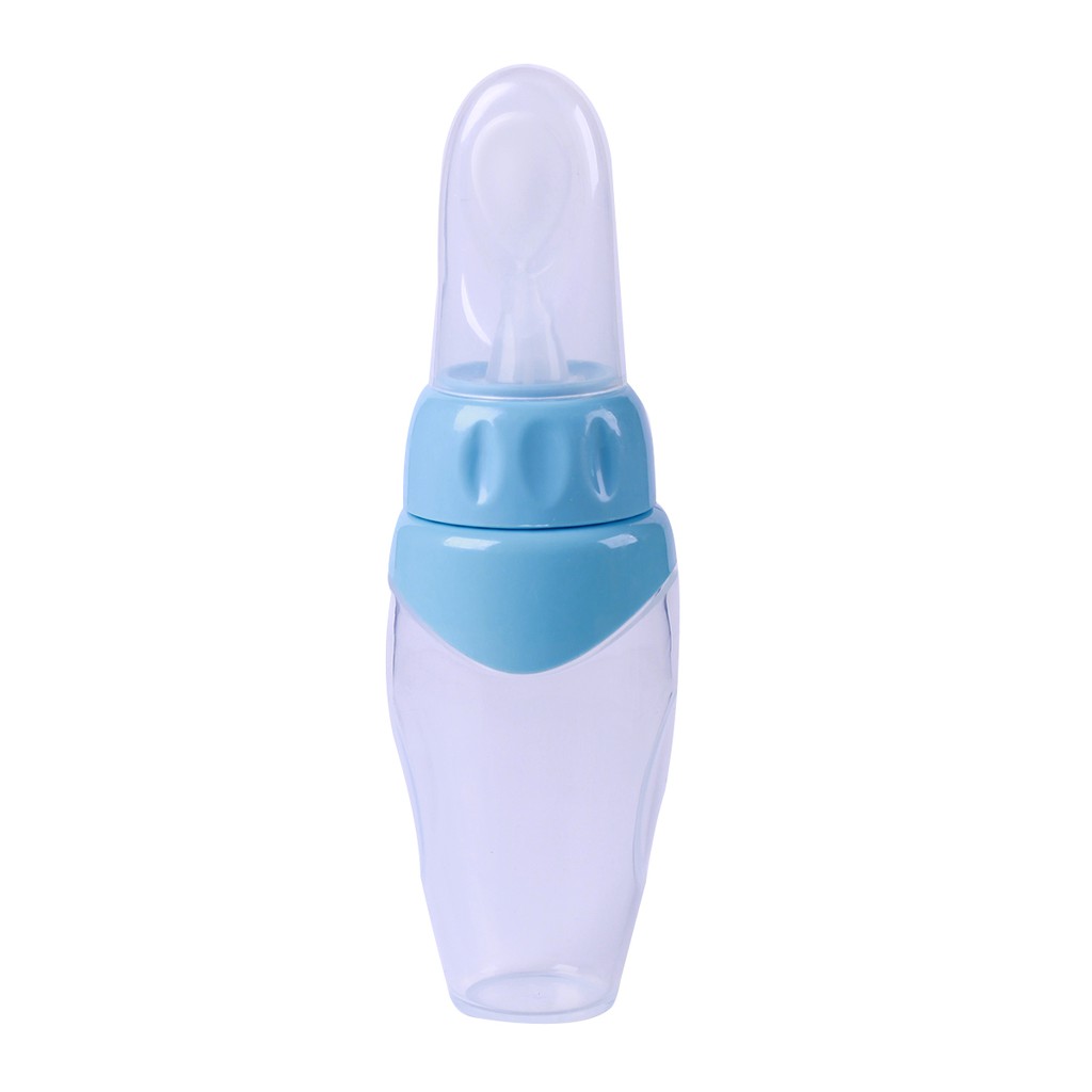 Bình muỗng ăn dặm silicone mềm 150ml
