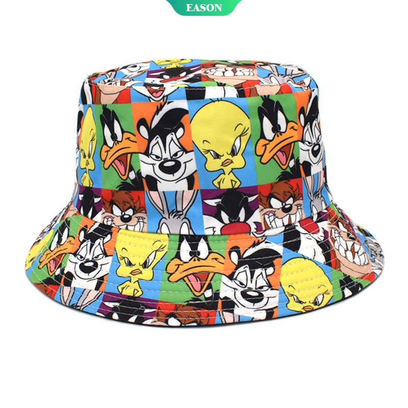 Mũ Tai Bèo Cotton Họa Tiết Hoạt Hình Disney Cho Nam Nữ