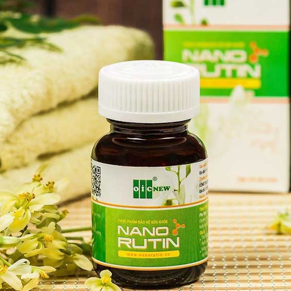 Nano Rutin OIC - Hỗ trợ điều trị suy giãn tĩnh mạch, trĩ