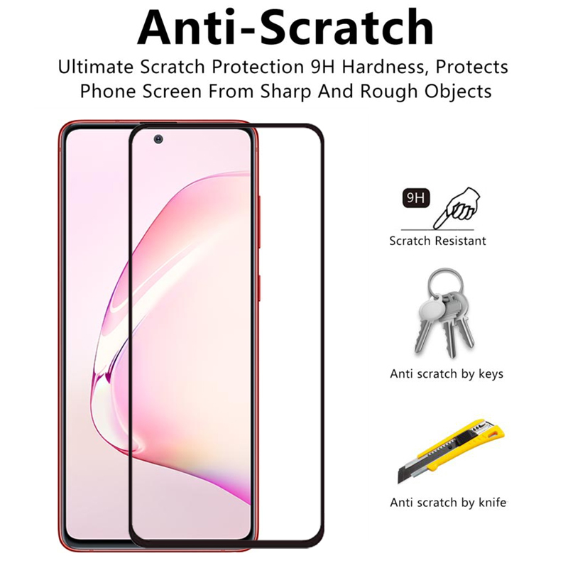 KÍnh cường lực bảo vệ màn hình cho điện thoại Samsung Galaxy Note 10 S10 Note10 Lite M31 A31 A51 A70S A71 A01 A70