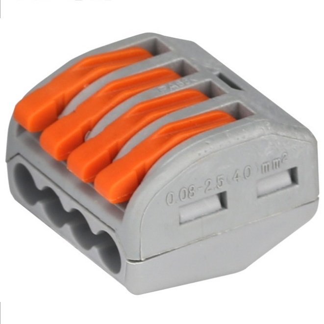 10 chiếc cút nối dây điện nhanh 4 cổng PCT 214 , KV774 213, cút nối nhanh dây điện 4 cổng