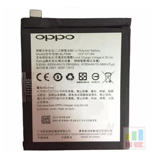 Pin thay OPPO BLP-559 cho máy R7 Plus zin 100% 4100mAh - Bảo hành 6 tháng