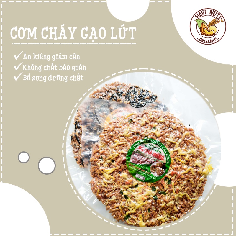 Cơm Cháy Gạo Lứt Vị Chà Bông, Rong Biển Dùng Cho Ăn Kiêng Giảm Cân 100g