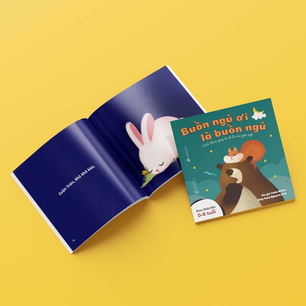 Sách - Ehon Giúp Bé Dễ Đi Vào Giấc Ngủ: Buồn Ngủ Ơi Là Buồn Ngủ+Ôm Chầm+Rừng Ơi Ngủ Ngon(Bộ 3 Cuốn)-Dành ChoTrẻ 0-4 Tuổi | BigBuy360 - bigbuy360.vn