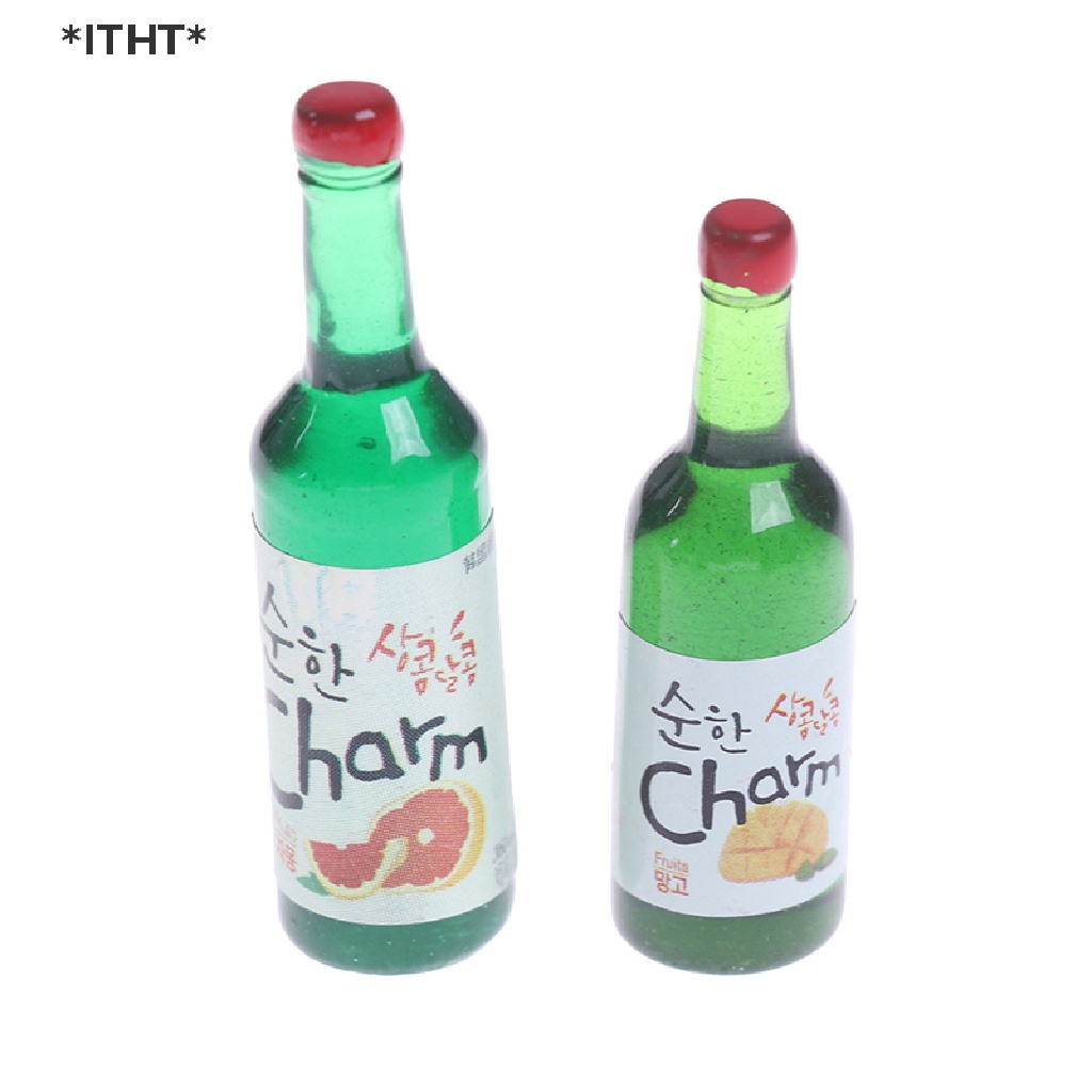 Set 10 Chai Rượu Mini Tỉ Lệ 1: 12 Cho Bé Chơi Đồ Hàng