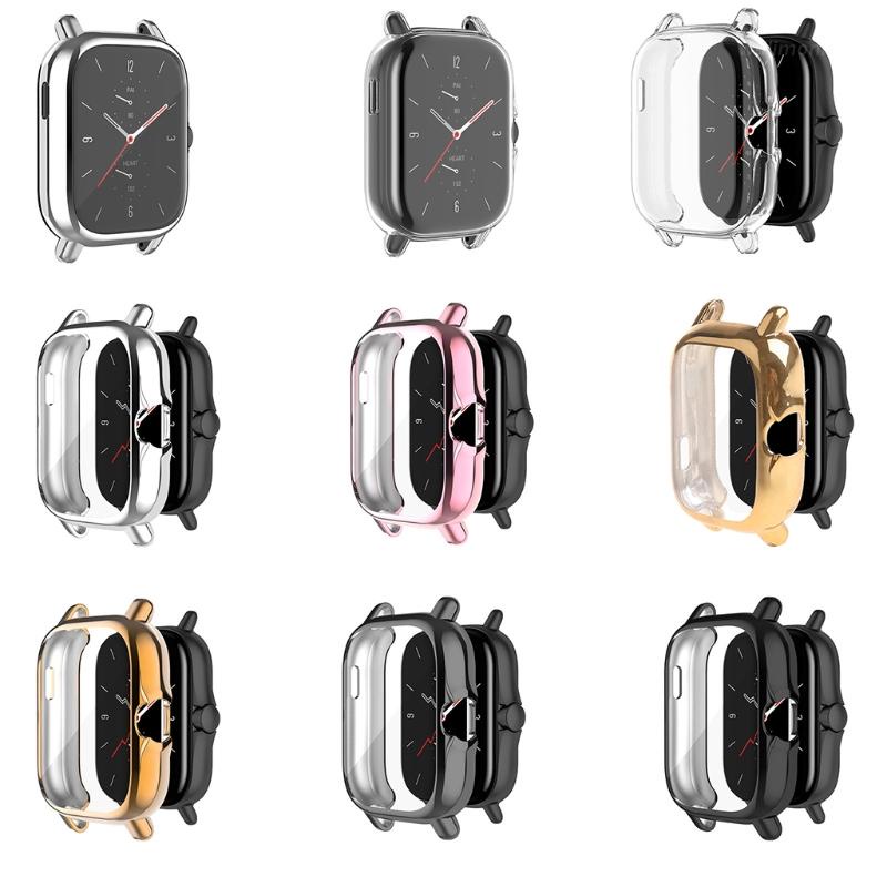 Khung Tpu Mềm Bảo Vệ Màn Hình Cho Đồng Hồ Thông Minh Amazfit Gts2 - Huami Gts 2 Ốp