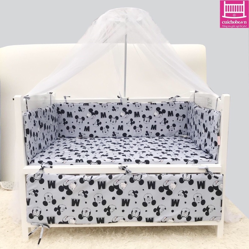 Bộ quây cũi vải cho cũi 70x110