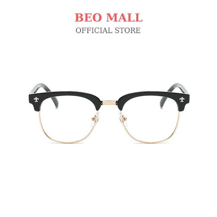 Gọng kính nửa viền BEOMALL có thể lắp mắt cận thiết kế theo phong cách sang trọng và đẳng cấp 859