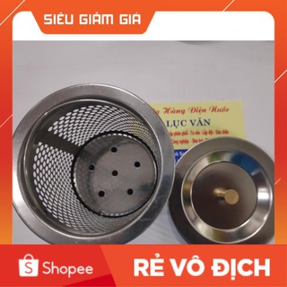 [Giảm Sốc] Rỏ đựng rác, lắp đậy bồn rửa bát inox 304