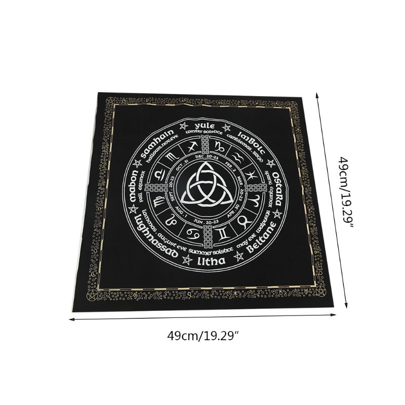 Khăn Trải Bàn Bài Tarot Hình Vuông Tiện Dụng