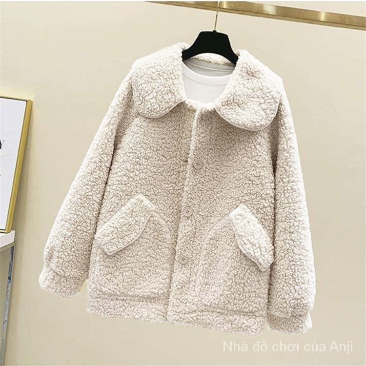 Korean style velvet winter girl jacket
