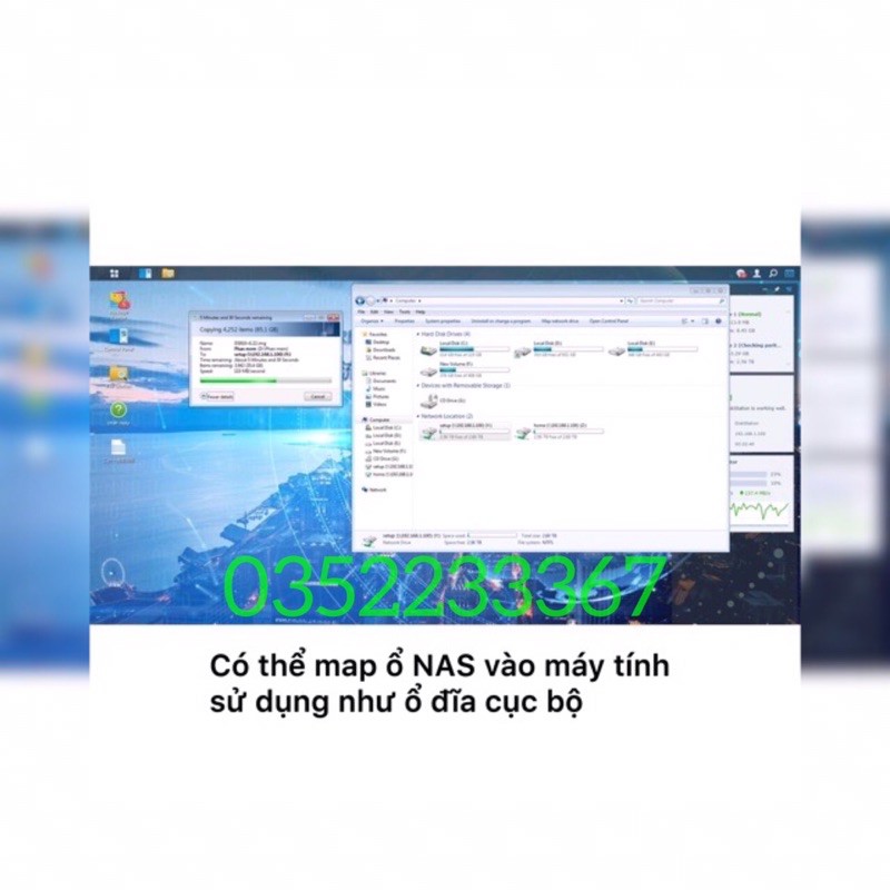 Xpenology, ổ cứng mạng J1900 lõi tứ 2.0Ghz, LAN Gigabit, DSM 7.2