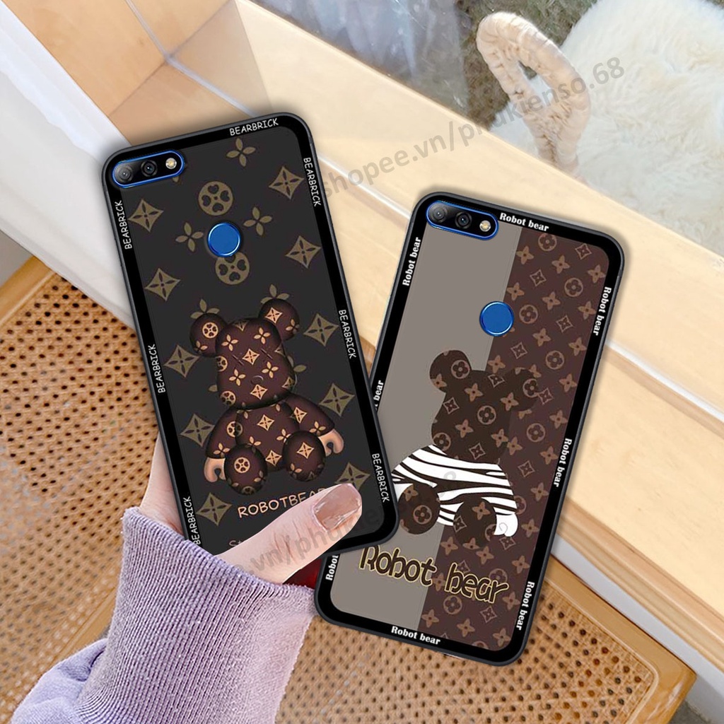 Ốp lưng điện thoại Huawei Y7 Prime 2018 / Y7 Pro 2018 in hình gấu bear, kaws, doremon thời trang, ốp lưng cao cấp