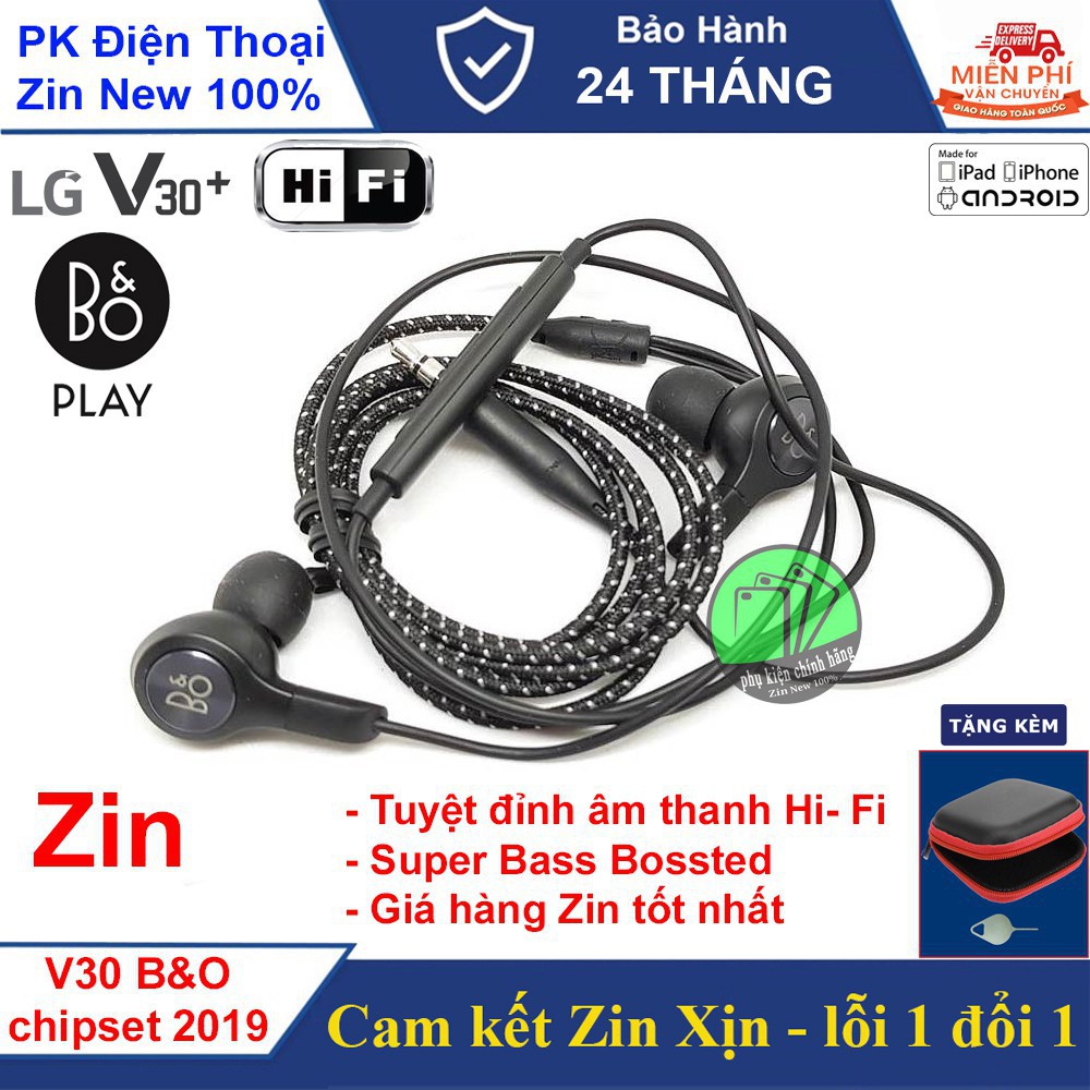 Tai nghe LG V30 B&O PLAY (2019) Chính hãng, Tặng kèm Hộp đựng - Hàng Công ty Xịn