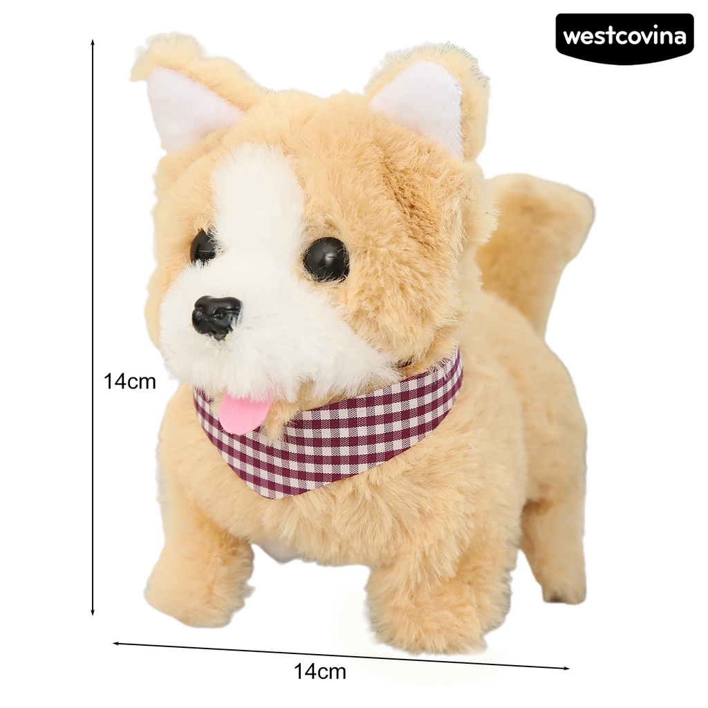 [Mới]❀Đồ Chơi Chú Chó Nhồi Bông Chạy Điện Tương Tác Với Trẻ Em