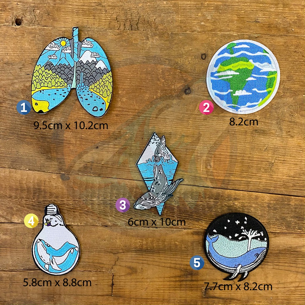 Sticker/Patch vải trang trí cho quần áo Jeans, Denim, Jacket, Pilot, mũ nón, phụ kiện, túi xách, balo ...