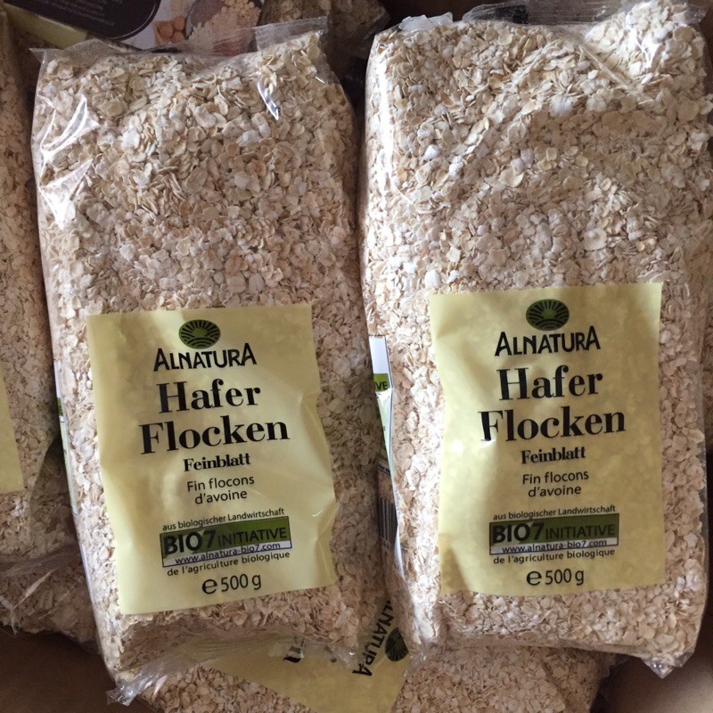 Yến mạch HAFER FLOCKEN chính hãng xuất xứ Đức 500g, giảm cân healthy- Ngũ cốc ăn kiêng eatclean