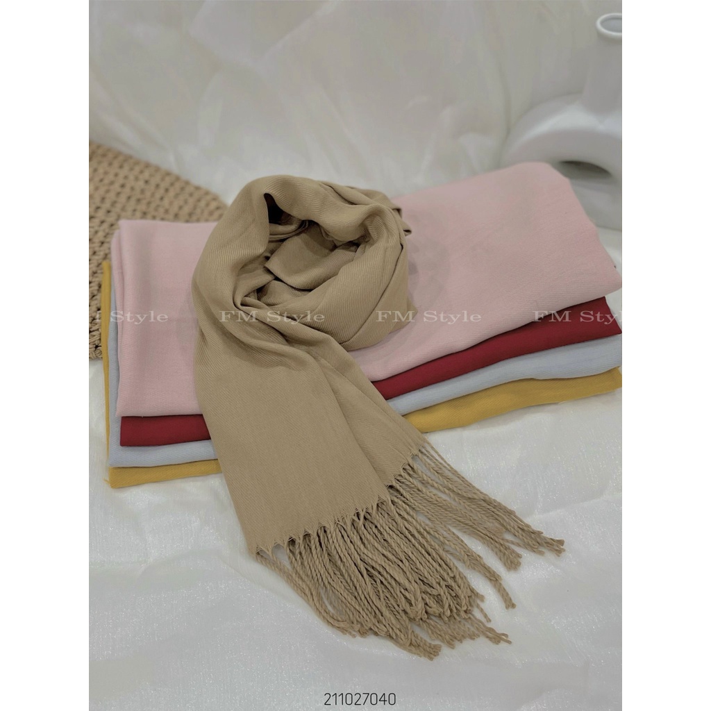 Khăn len quàng cổ nữ FM Style  quàng cổ giữ ấm chất dệt mịn thời trang cao cấp  211027040