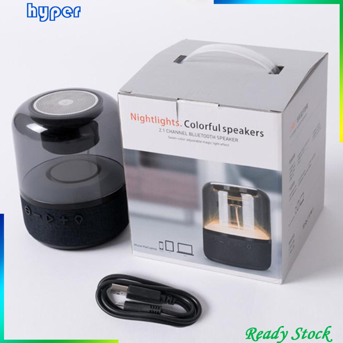 Loa Bluetooth Không Dây Nhỏ Gọn Có Đèn Led Chất Lượng Cao