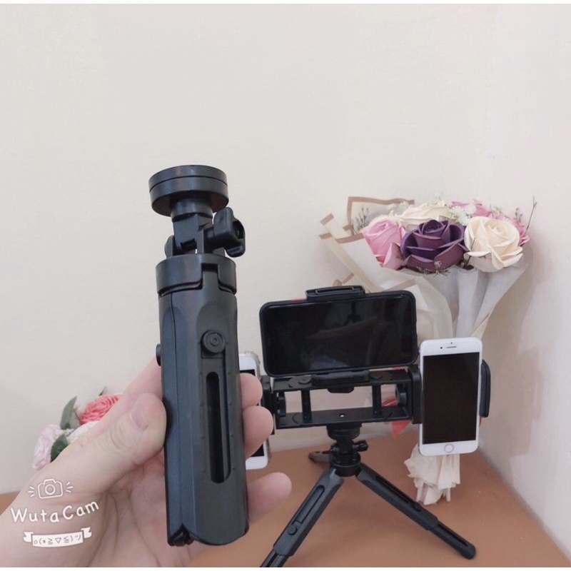 Giá Đỡ 3 ĐT 3 Chân 3in1 Xoay 360 Độ Live Multi Clip bảo hành 6 tháng