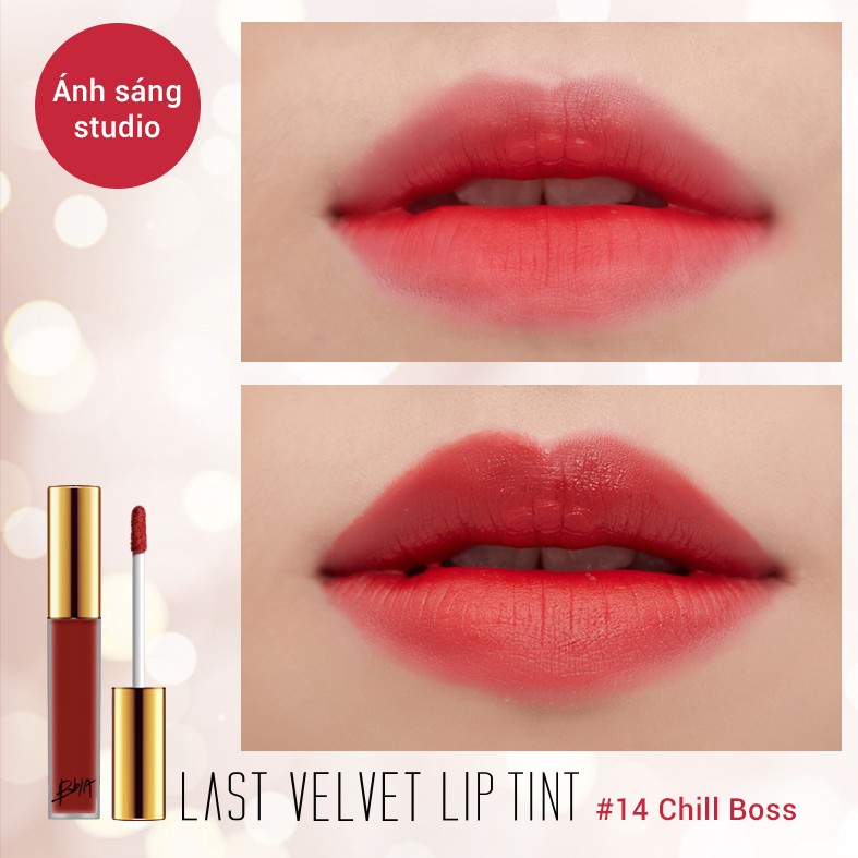 Son kem lì Bbia Last Velvet Lip Tint Version 3 - 14 Chill Boss (Màu đỏ lạnh) 5g - Bbia Official Store | BigBuy360 - bigbuy360.vn