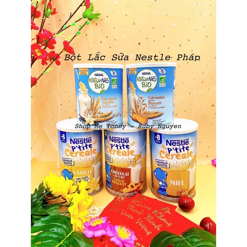 Bột lắc sữa Nestle Pháp cho bé hộp 400gr (DATE 2022)